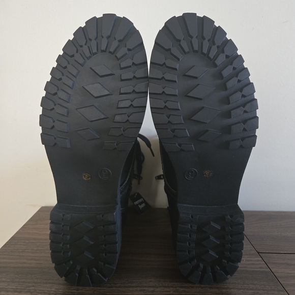 Arizona Jean Company Joyce Combat Boots Womens Size 9M Black Lace Up Memory Foam - Picture 11 of 14